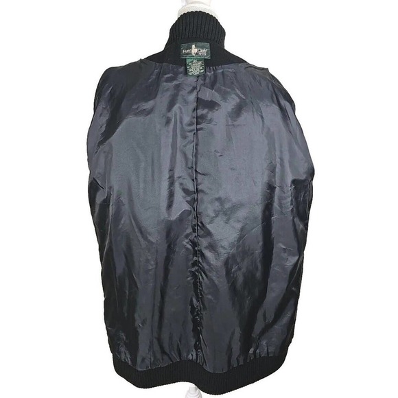 VTG. Hunt Club ~Woman Size12 Petite~ Black Wool Blend Jacket Coat. - Picture 11 of 12